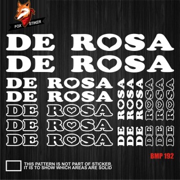 Bicycle Frame Decal Stickers DE ROSA1